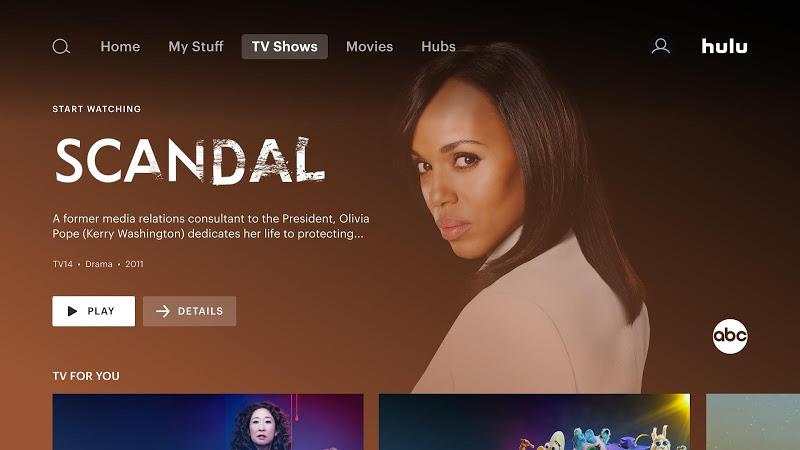 Hulu for Android TV ဖန်သားပြင်ဓာတ်ပုံ 4