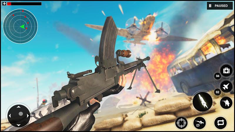 Gunner World War: WW2 Gun Game Ekran Görüntüsü 2