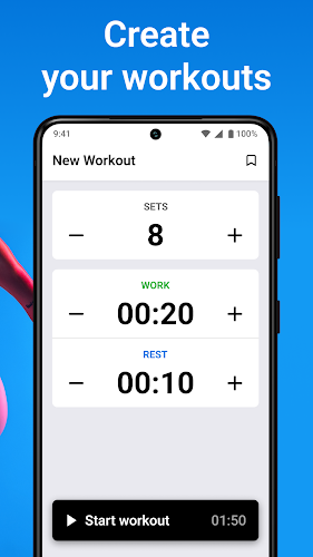 Interval Timer: Tabata Workout Ekran Görüntüsü 2