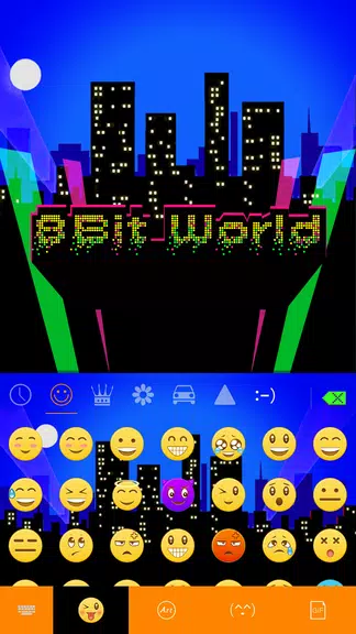 bitworld Keyboard Theme Schermafbeelding 2