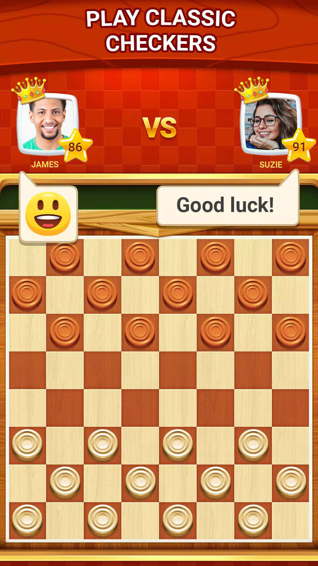 Checkers - Online & Offline Screenshot 1