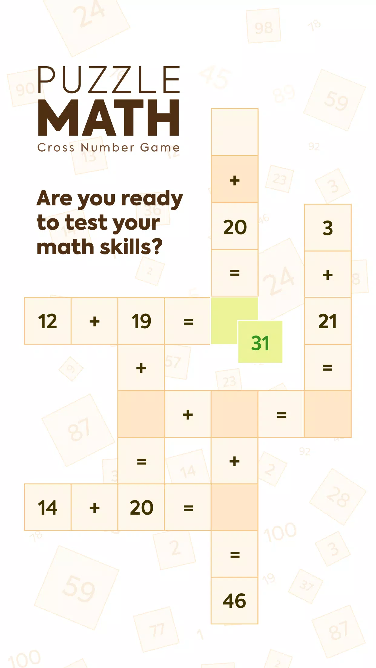 Schermata Puzzle Math 1