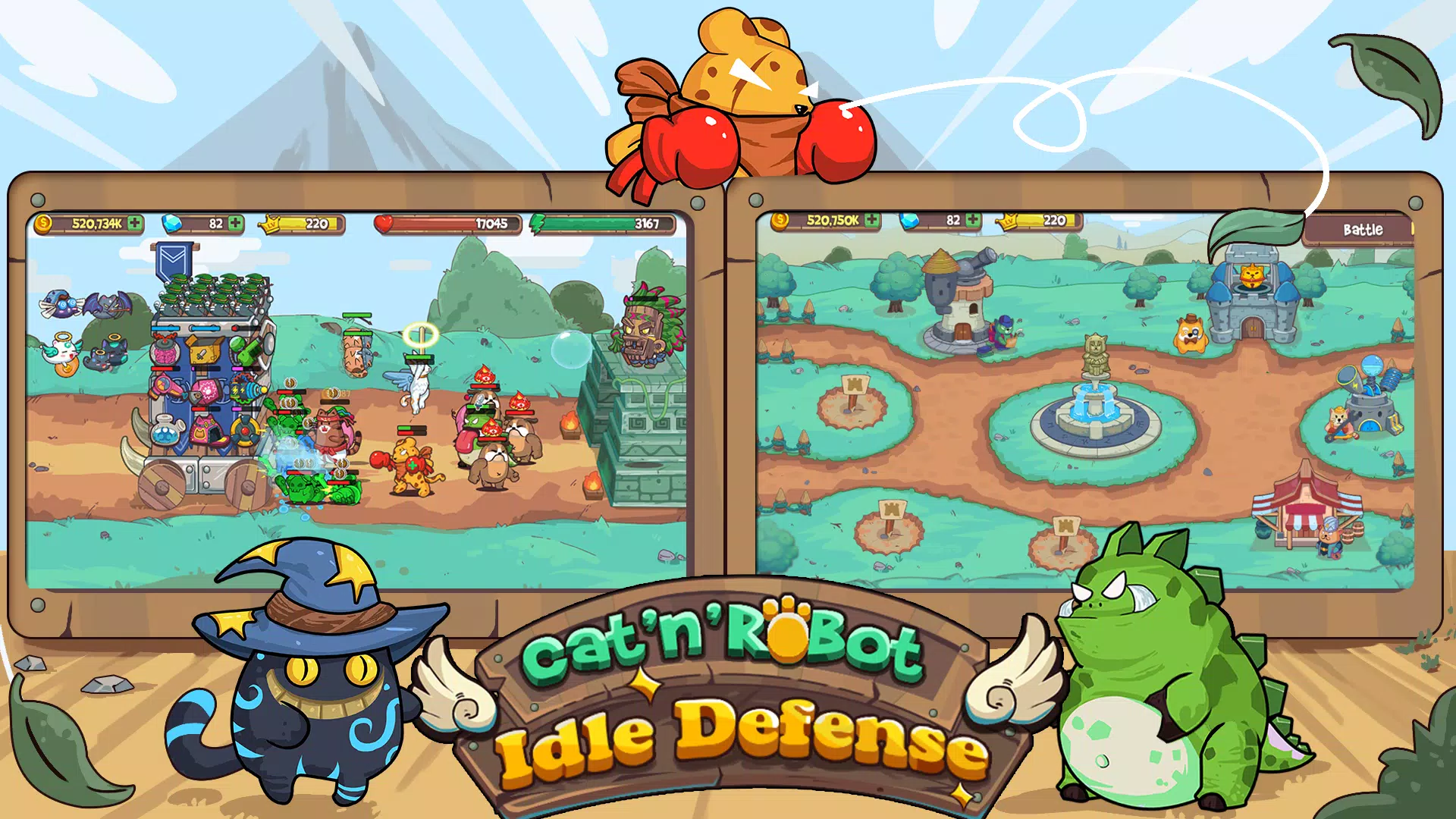 CatnRobot Idle TD: Battle Cat 스크린샷 2