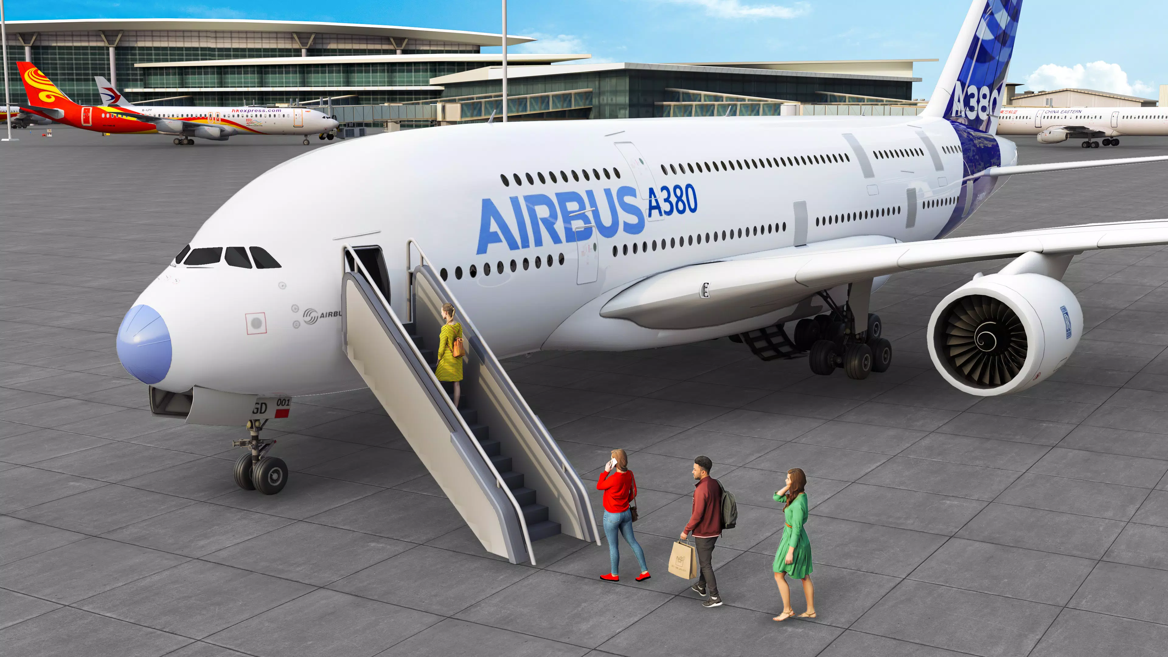 Airplane Flight Simulator 2023 スクリーンショット 1