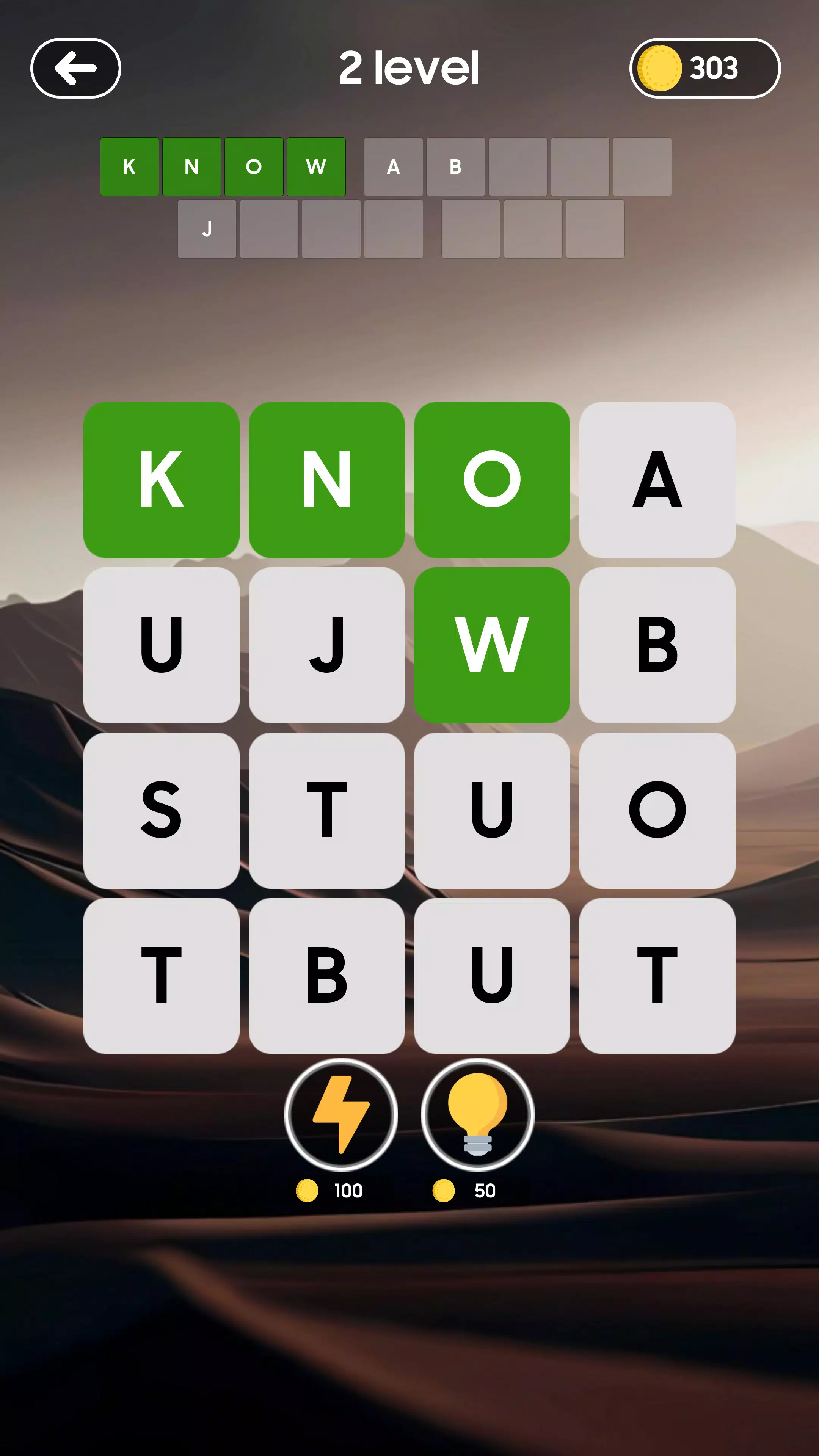 Fillwords - Crossword game スクリーンショット 1