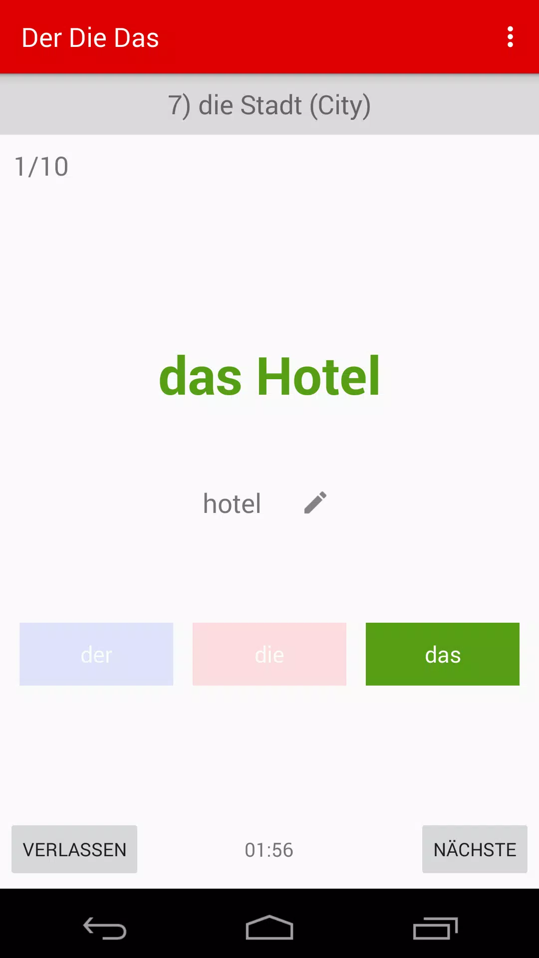 Der Die Das German Grammar Tangkapan skrin 3