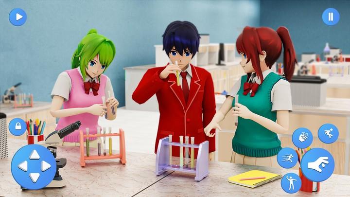 Anime Highschool Girl Life Sim স্ক্রিনশট 2