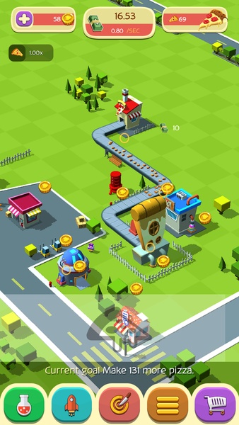 Pizza Factory Tycoon - Idle Clicker Game Captura de pantalla 3