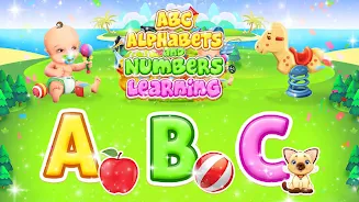 Learn ABC Alphabets & 123 Game Screenshot 1