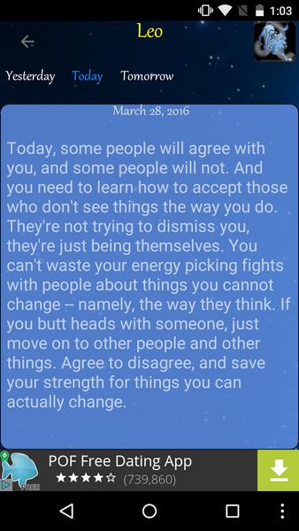 Aleksey Daily Horoscope Zrzut ekranu 2