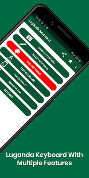 Luganda Keyboard Capture d'écran 1