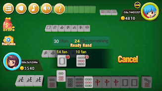 Mahjong 2P: Chinese Mahjong Tangkapan skrin 3