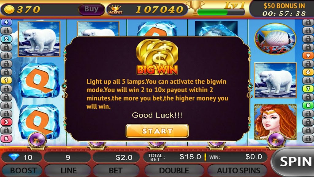 Slots Arctic:Free Slot Machine স্ক্রিনশট 4