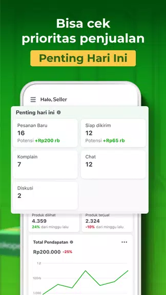 Tokopedia Seller Schermafbeelding 3