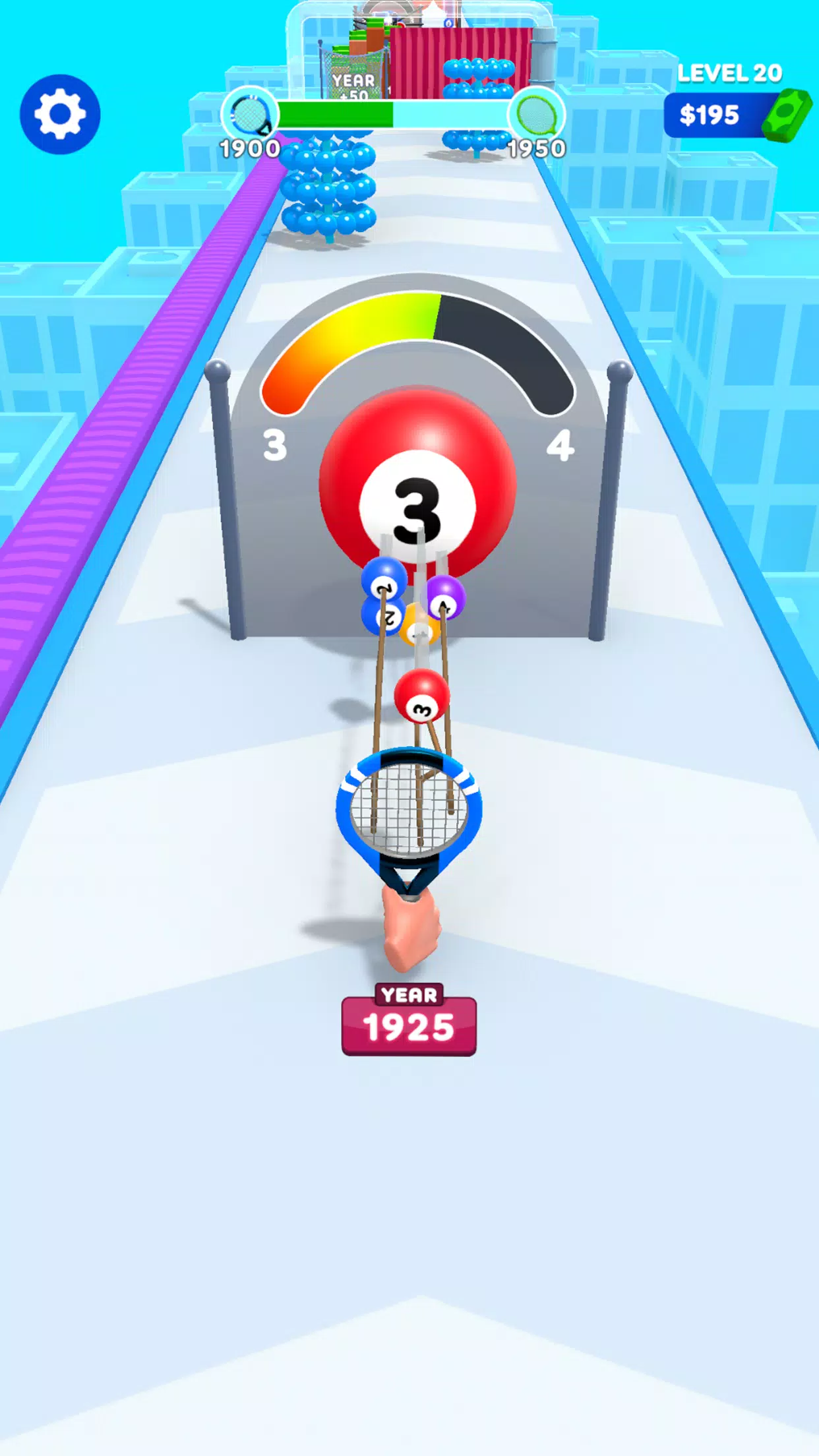 Racket Run Captura de pantalla 1