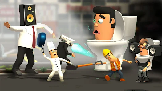 War job: Skbidi toilet Battle Captura de tela 2