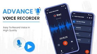 Advance Voice Recorder ภาพหน้าจอ 1