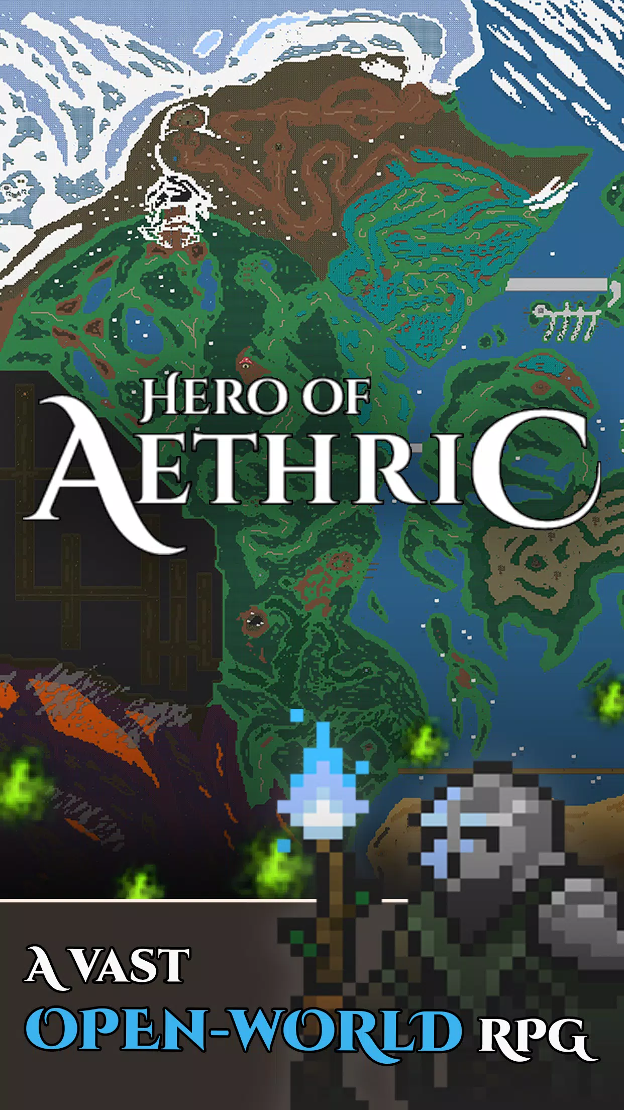 Hero of Aethric | Classic RPG スクリーンショット 1