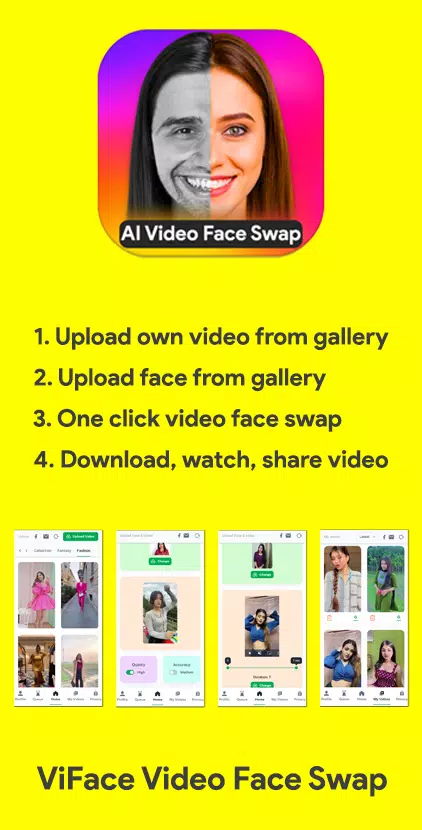 Face Swap AI Video Editor應用截圖第1張