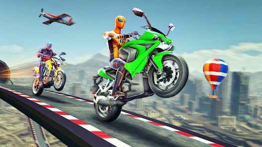 Super Hero Game - Bike Game 3D Zrzut ekranu 2