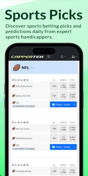 CapperTek Sports Betting Tools स्क्रीनशॉट 2