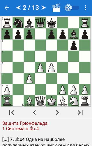 Chess Tactics in Grünfeld Def. Screenshot 2