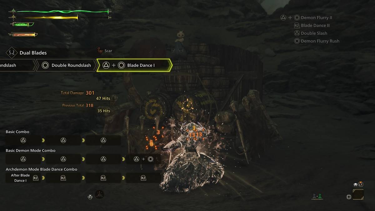 Dual Blade combat in Monster Hunter Wilds