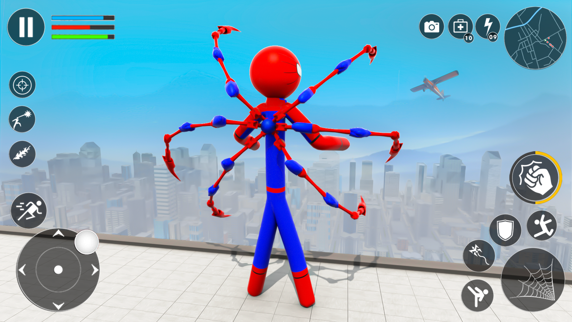 Spider Hero Man Game-Superhero Скриншот 1