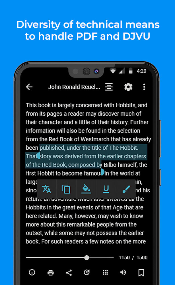 FullReader – e-book reader應用截圖第4張