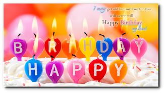 Happy Birthday Wishes Messages Capture d'écran 3