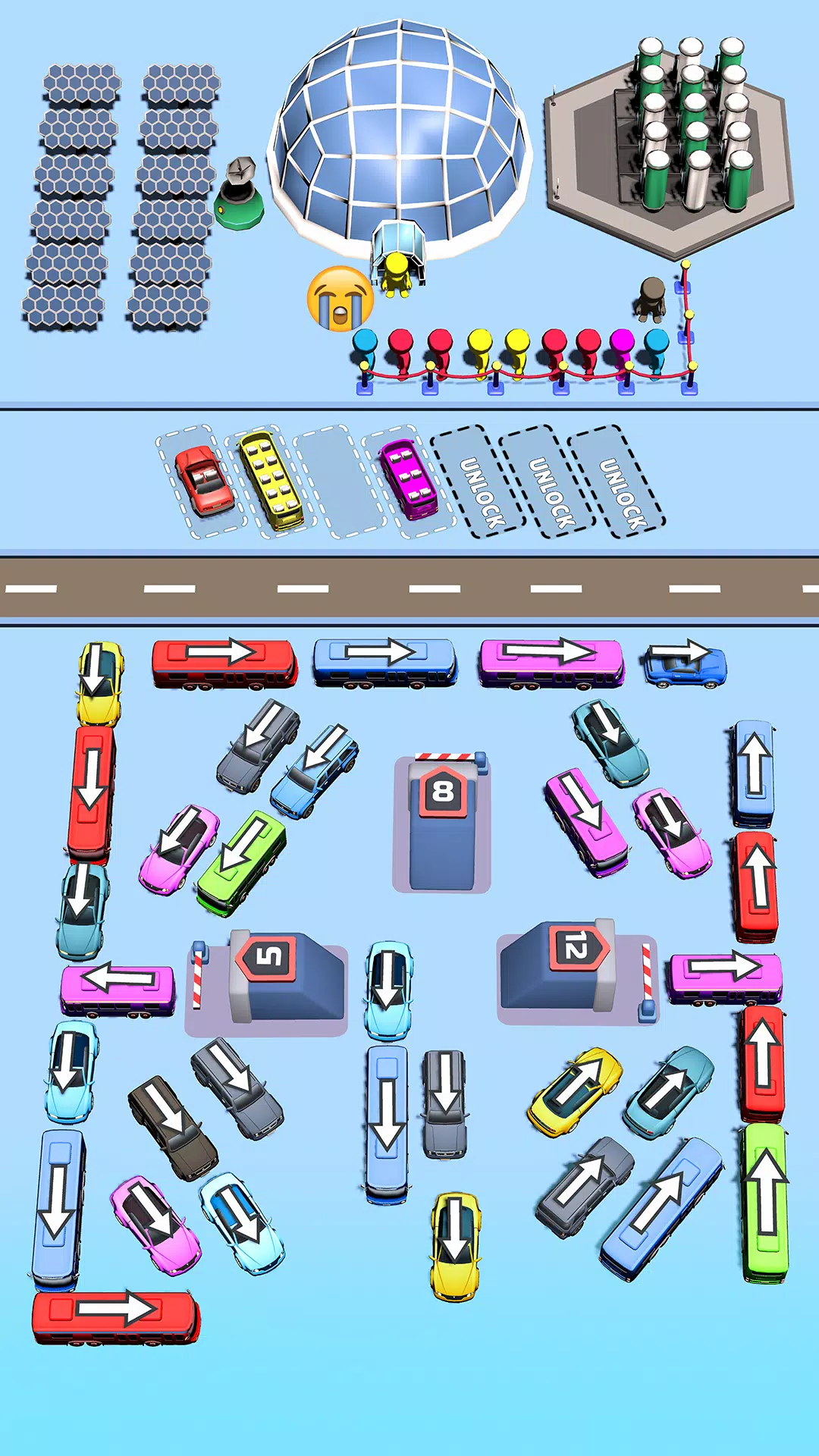 Bus Swipe: Car Parking Jam スクリーンショット 3