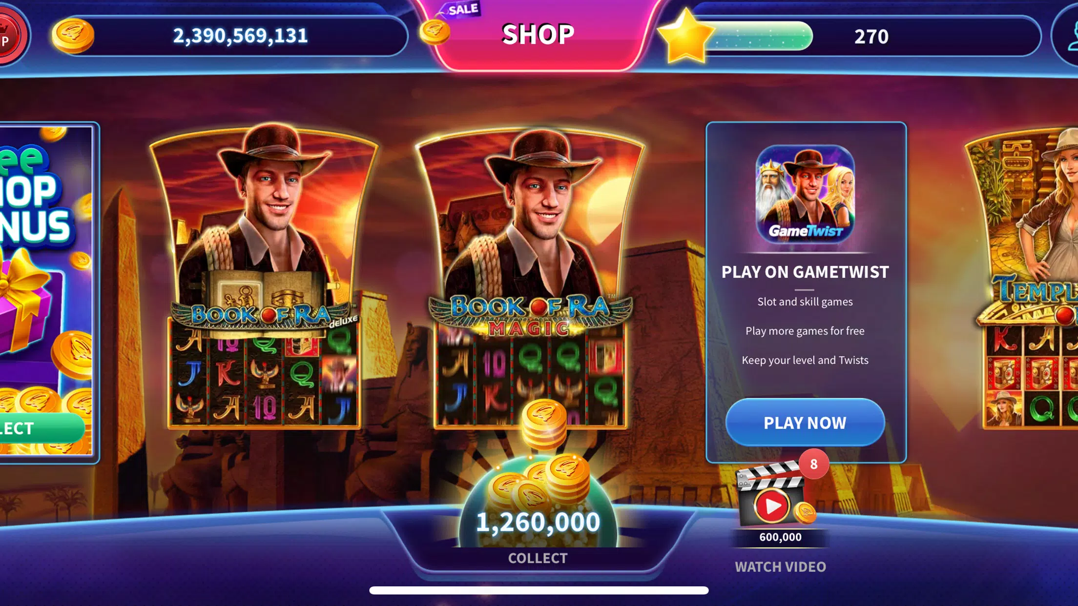 Book of Ra™ Deluxe Slot Ekran Görüntüsü 2