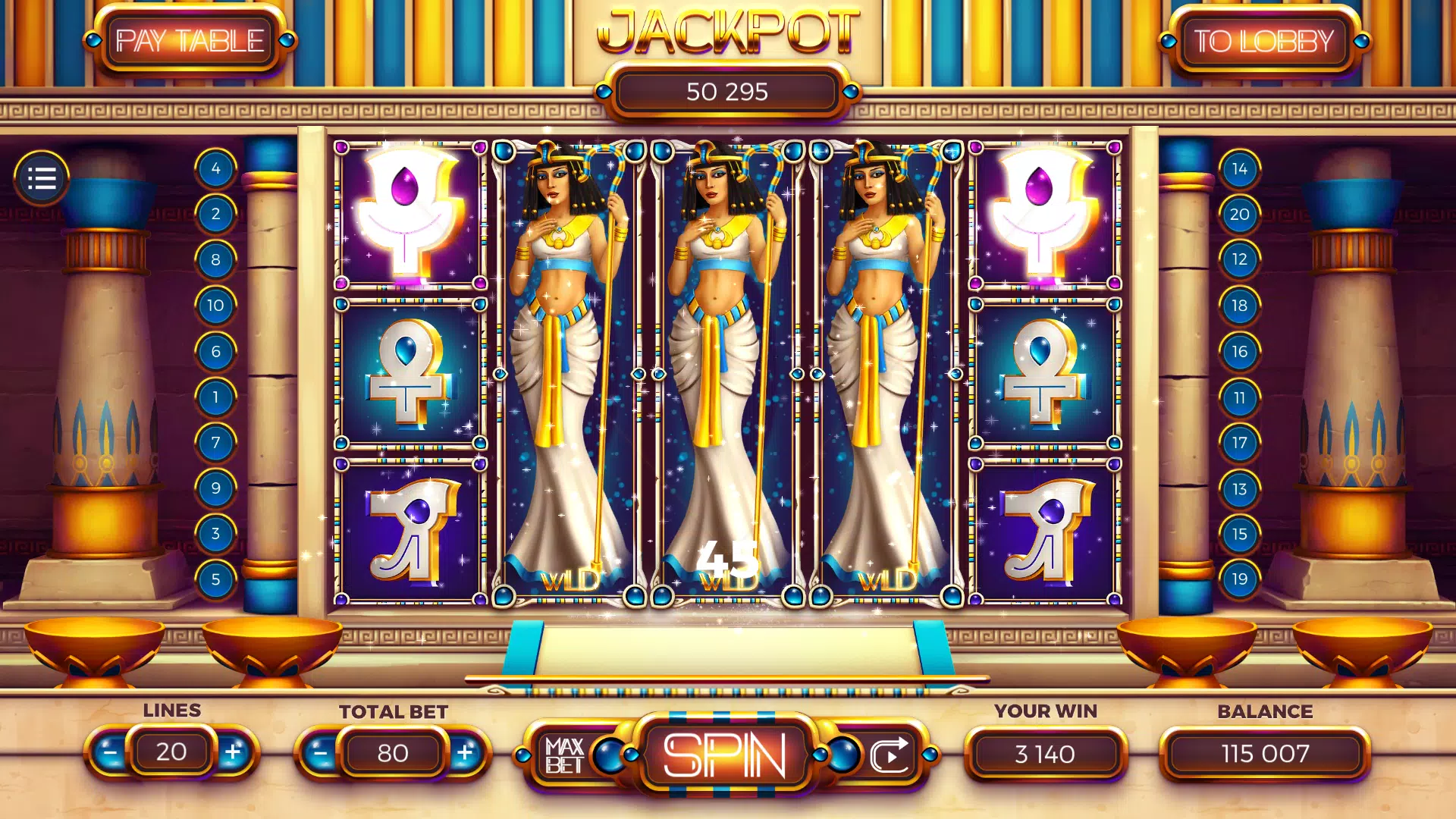 Gold Voyage Slots casino games Schermafbeelding 3