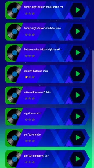 FNF Miku Mod - Beat Hop Tiles Скриншот 2