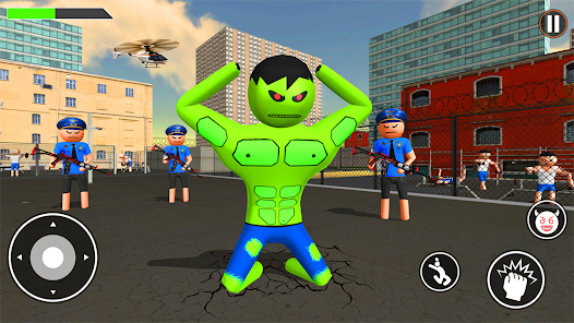 Incredible Monster: Superhero Prison Escape Games スクリーンショット 2