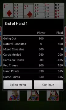 Canasta Card Game by Gazeus Schermafbeelding 3