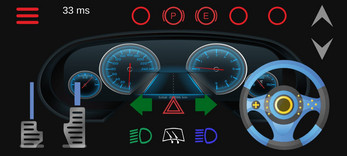 Steering Wheel Emulator(Euro Truck) ภาพหน้าจอ 1