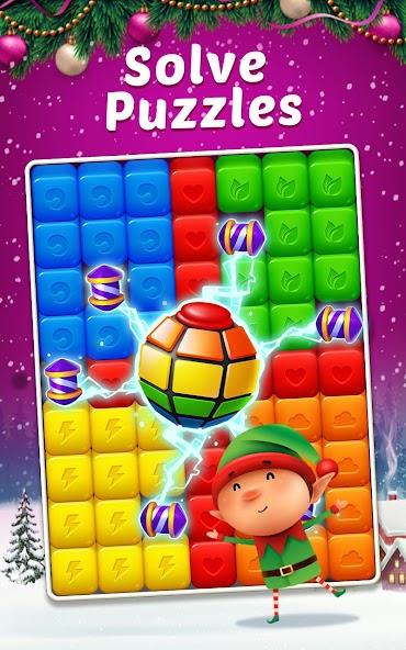 Toy Cubes Pop - Match 3 Game Mod Schermafbeelding 3