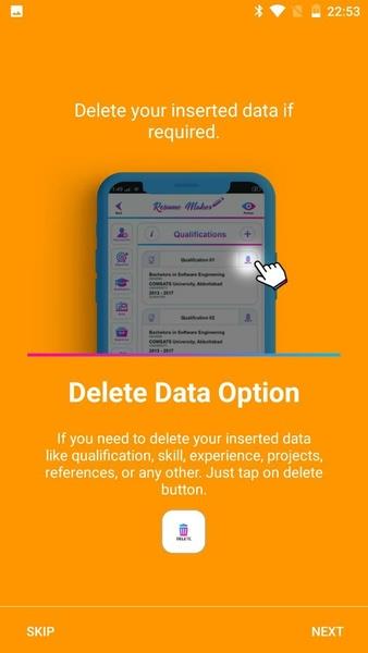 Free Resume Maker ภาพหน้าจอ 4