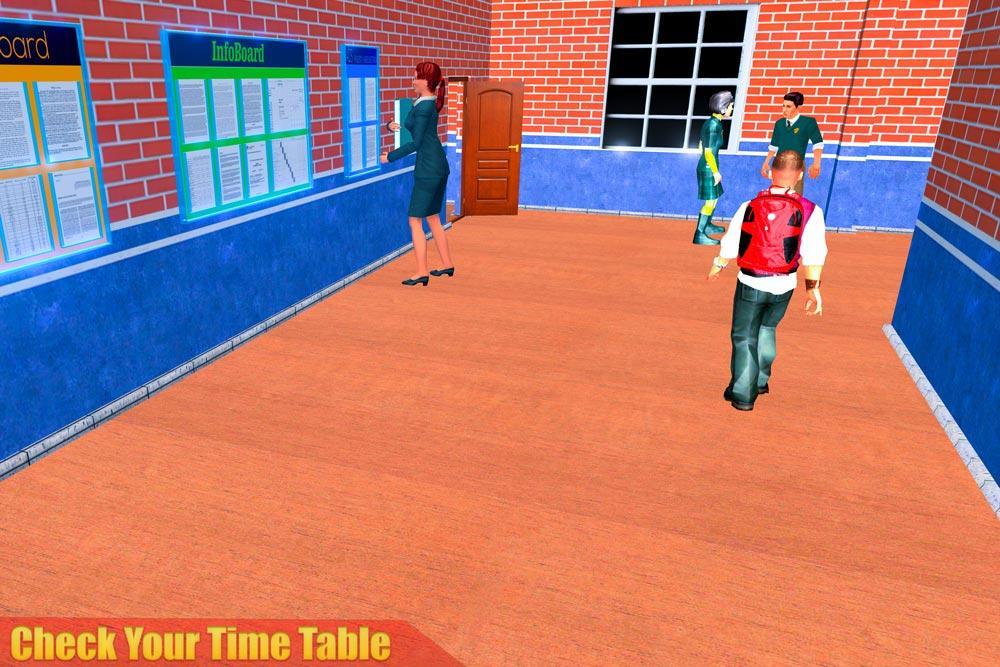 Virtual High School Teacher 3D Скриншот 2