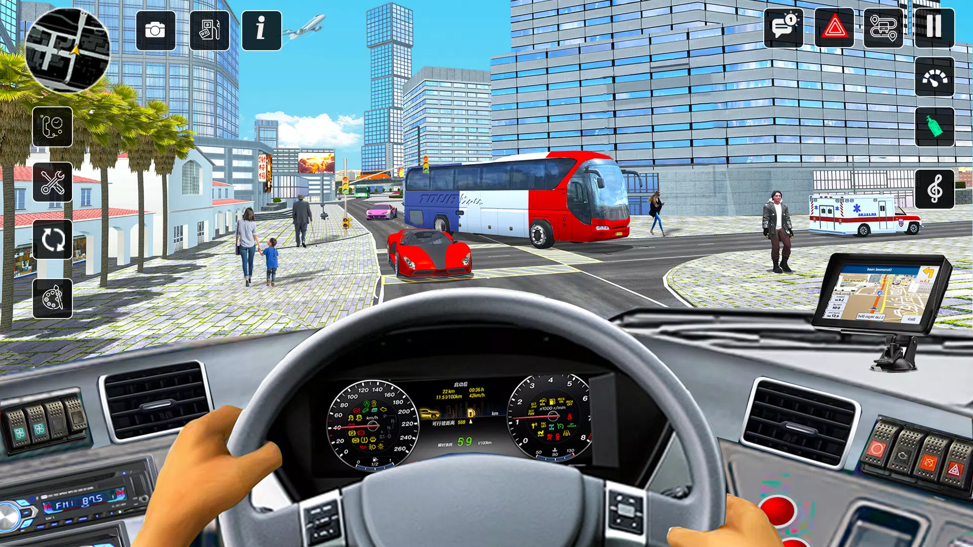 Coach Bus Games Bus Simulator Captura de pantalla 2