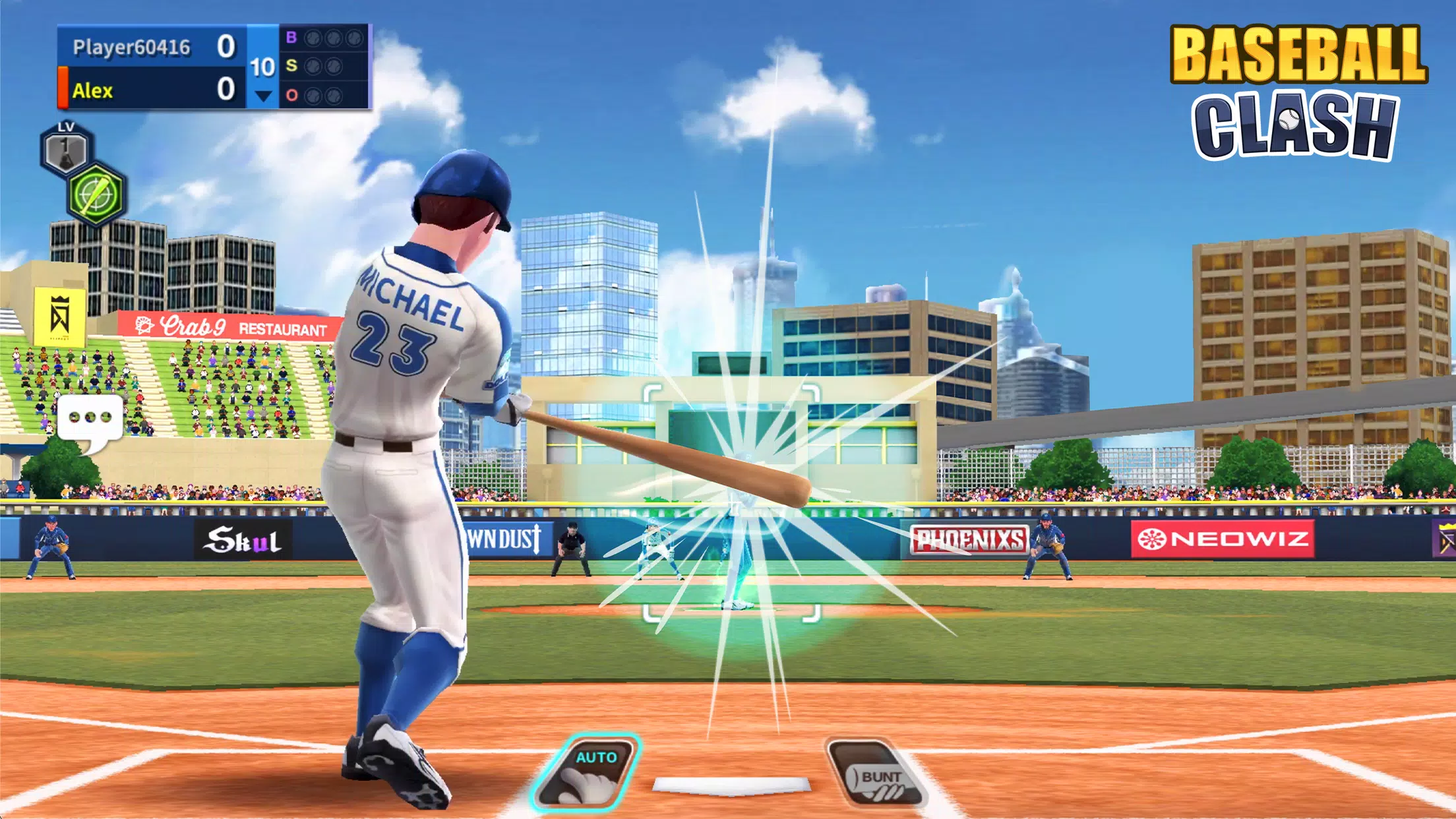 Baseball Clash: Real-time game Скриншот 1