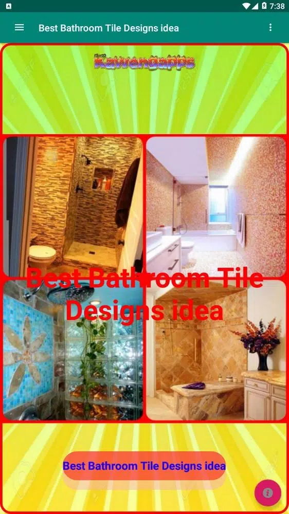 Best Bathroom Tile Designs ide Captura de pantalla 1