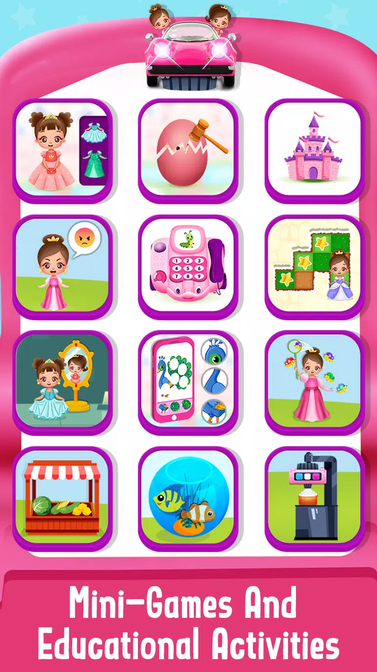 Baby Princess Car phone Toy Screenshot 2