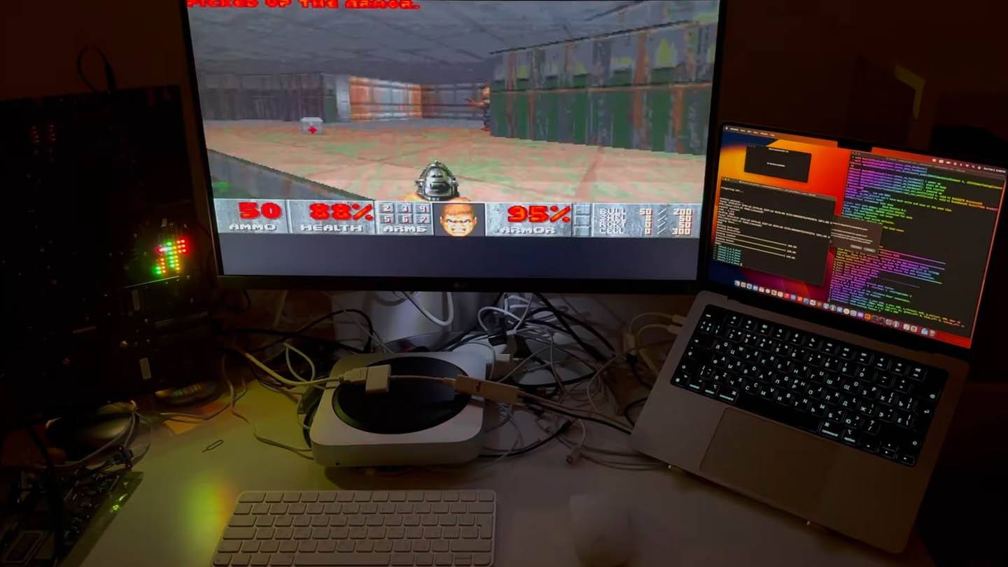 DOOM auf dem iPhone spielbar mit Lightning-Adapter