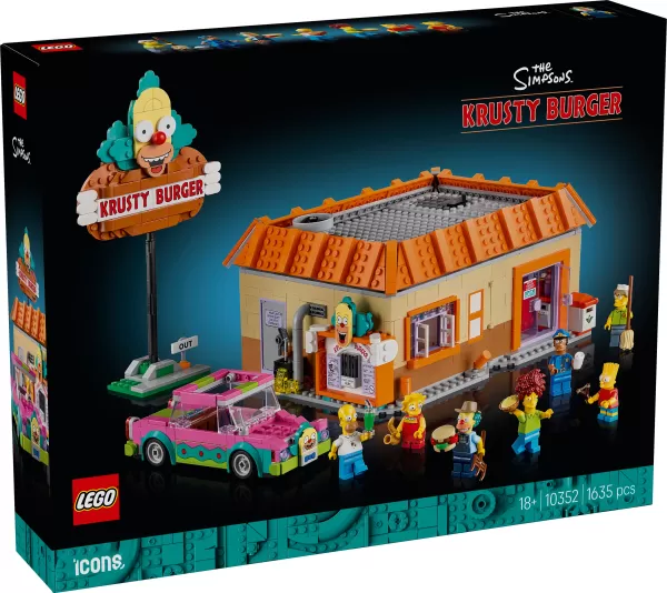 Lego Revising Simpsons Collaboration, представляет новый набор Busty Burger