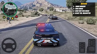 Police Car Chase Criminal Game應用截圖第3張