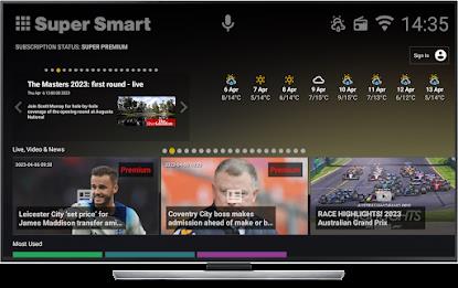 Schermata Super Smart TV Launcher 1