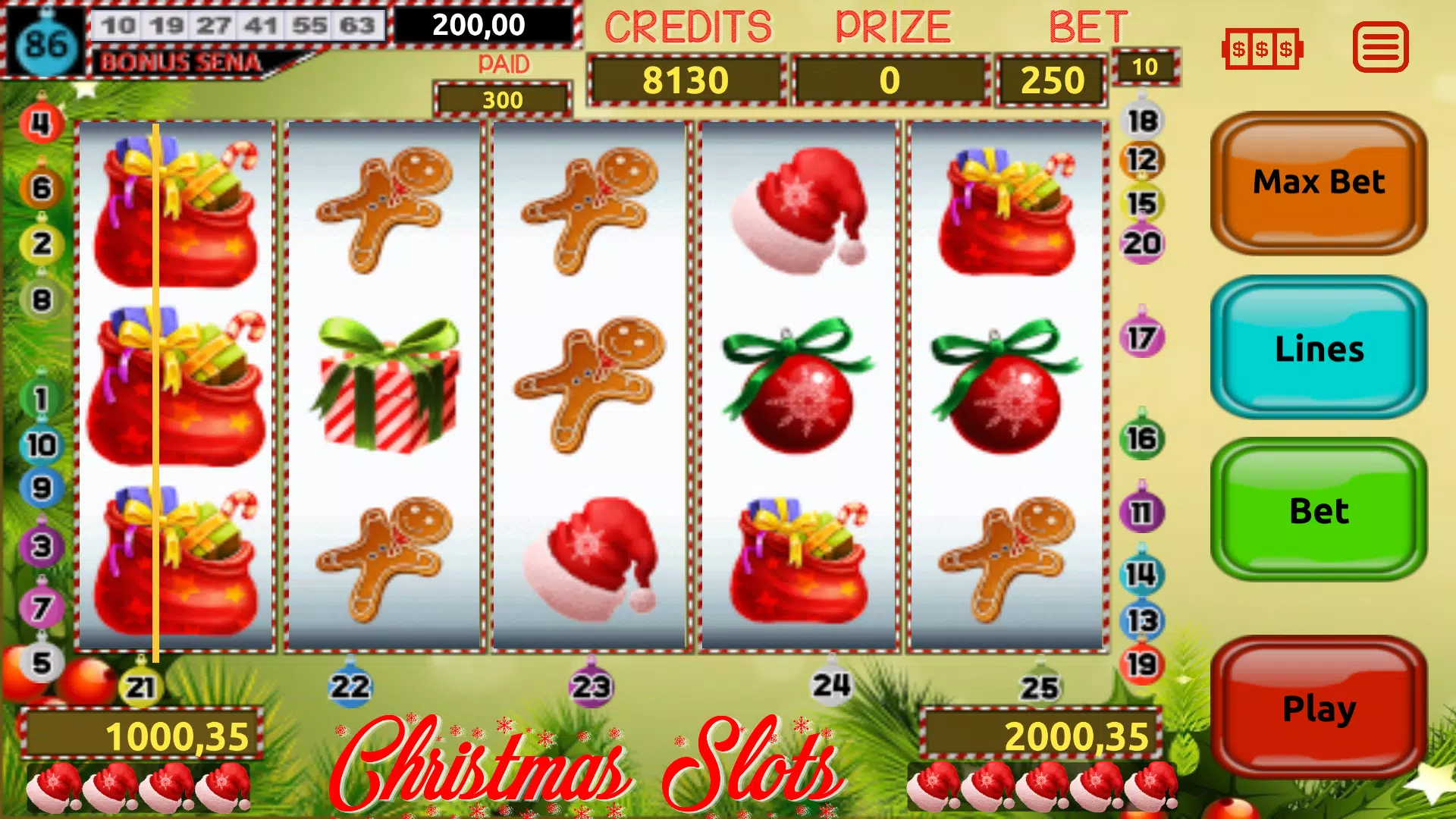 Christmas (Xmas) Slots Schermafbeelding 2