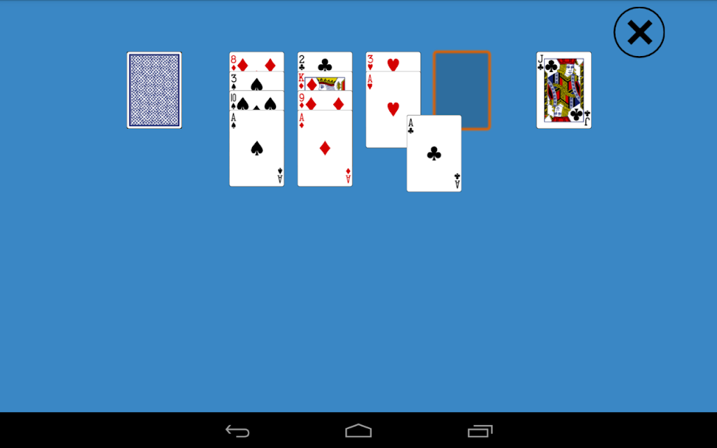 Classic Aces Up Solitaire 스크린샷 3